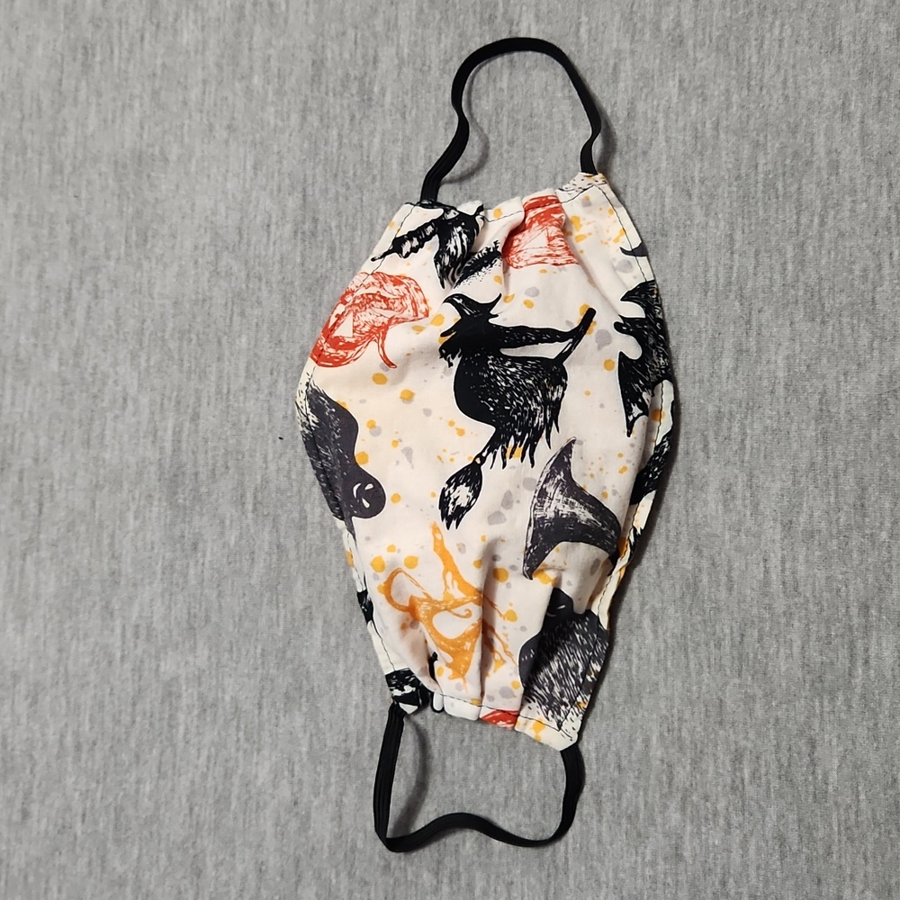 🔴🆓️ FREE* Halloween Theme Handmade Fabric Reversible Face Mask Facial Cover 🔴
